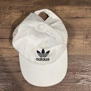 White Adidas Hat